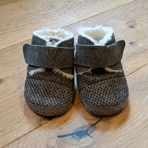 TOMS baby shearling booties